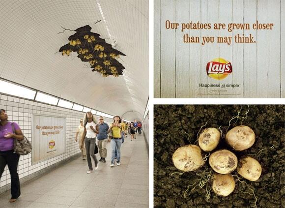 Les chips, c'est fait avec des pommes de terre. Et les pommes de terre de Lays poussent plus près qu'on ne le pense ! La preuve avec ce métro : height=