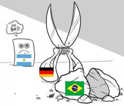 La finale de la Coupe du Monde 2014 va se jouer à pierre, papier, ciseaux... Mais les règles allemandes m'ont l'air particulières! height=