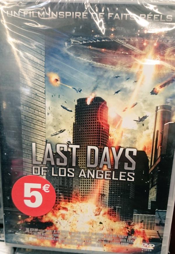 Les derniers jours de Los Angeles : Une invasions extra-terrestre, des avions qui tentent de luter. Et c'est donc un film inspiré de faits réels.