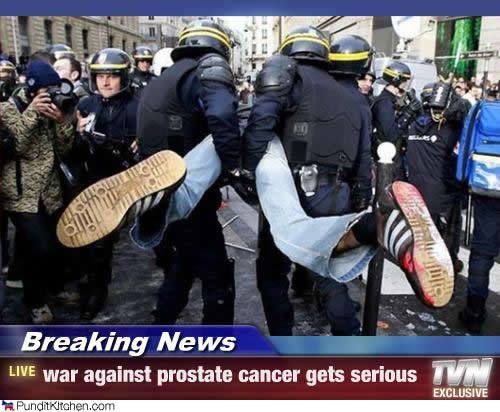 La guerre contre le cancer de la prostate est enclenché ! La nouvelle méthode a l'air peu délicate quand même ! height=