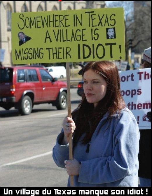 Il manque un idiot dans un village du texas.. Aidez nous à le retrouver ! height=