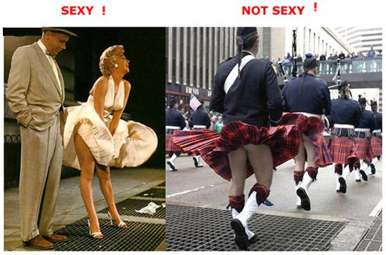 Y a pas à dire, le coup de plaque de métro qui soulève la jupe, c'est plus sexy avec Marilyn...