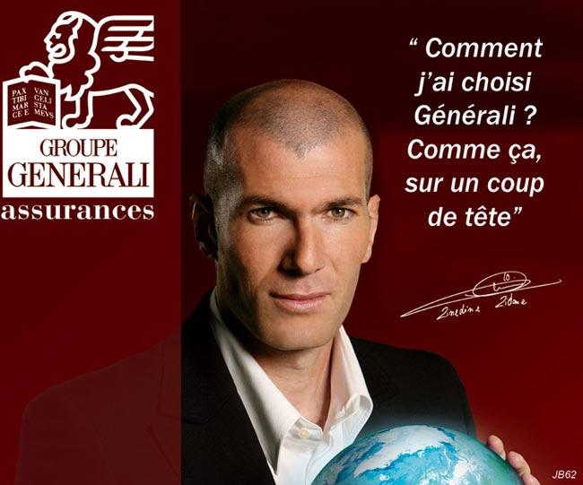 Les pubs de Zidane exploitent son coup de boule... height=